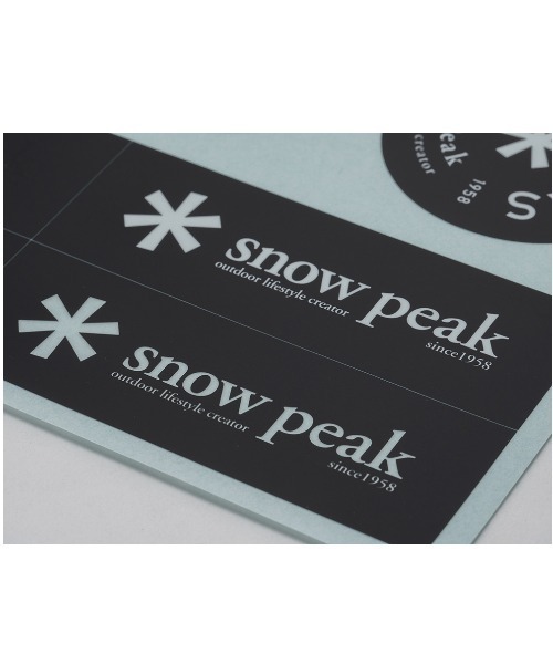 セール】65周年記念ロゴステッカーセット（アウトドアグッズ）｜Snow