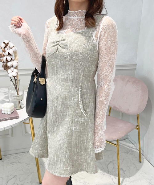 ツイードミニジャンスカ【ZOZOTOWN限定アイテム】（ワンピース