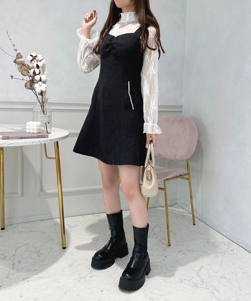 ツイードミニジャンスカ【ZOZOTOWN限定アイテム】（ワンピース