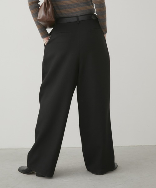 S,M,Lサイズ展開】ツータックルーズスラックスパンツ/オールシーズン