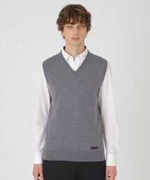 BLACK LABEL CRESTBRIDGE（ブラックレーベル・クレストブリッジ）の「コンフォータブルニットベスト（ニット/セーター・メンズ）」