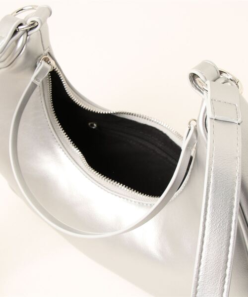 Settimissimo（セッティミッシモ）の「ハーフムーンショルダーバッグ（ショルダーバッグ・レディース・ブラック/シルバー・FREE）」の5枚目の写真