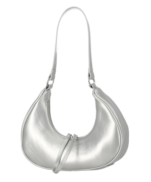 Settimissimo（セッティミッシモ）の「ハーフムーンショルダーバッグ（ショルダーバッグ・レディース・ブラック/シルバー・FREE）」の15枚目の写真