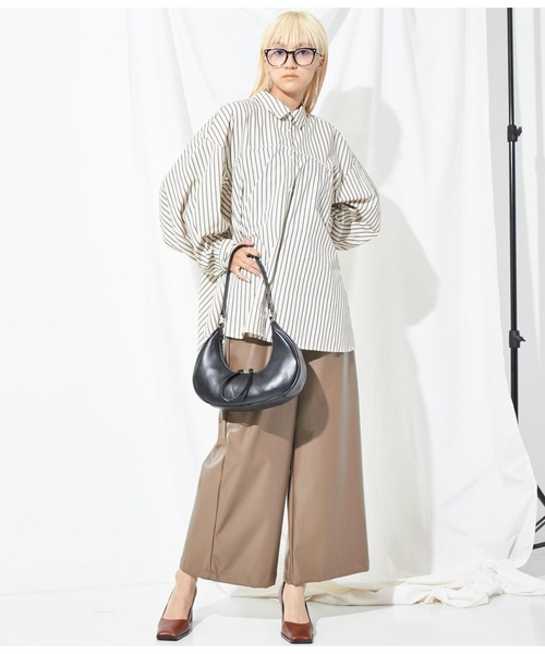 Settimissimo（セッティミッシモ）の「ハーフムーンショルダーバッグ（ショルダーバッグ・レディース・ブラック/シルバー・FREE）」の10枚目の写真