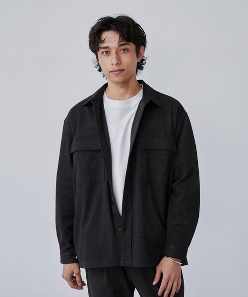 coen(コーエン)の「極楽フラノCPOシャツ(シャツ/ブラウス・メンズ・ブラウン/ダークグレー・S/L/XL/M)」の10枚目の写真