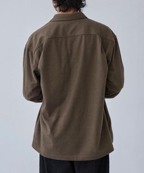 coen(コーエン)の「極楽フラノCPOシャツ(シャツ/ブラウス・メンズ・ブラウン/ダークグレー・S/L/XL/M)」の21枚目の写真