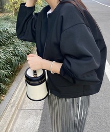 Rene♡フロントジップ♡羽織物 6OZ BLEACHED DENIM HOODIE COAT(XS Black): Vintage 1.2｜THE