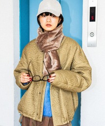 niko and... | [MODE NORM CORE(モードノームコア)]ジャガードキルトBIGBIGブルゾン(ブルゾン)