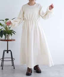 w closet | ドロストギャザーワンピース(ワンピース)