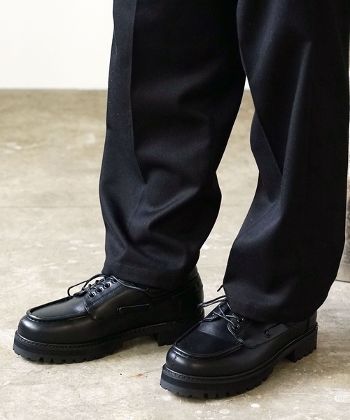 glabella（グラベラ）の「glabella/グラベラ 厚底タンクソール デッキシューズ（モカシン/デッキシューズ・メンズ・ブラック・L/S/M）」の14枚目の写真