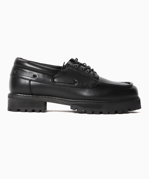 glabella（グラベラ）の「glabella/グラベラ 厚底タンクソール デッキシューズ（モカシン/デッキシューズ・メンズ・ブラック・L/S/M）」の12枚目の写真