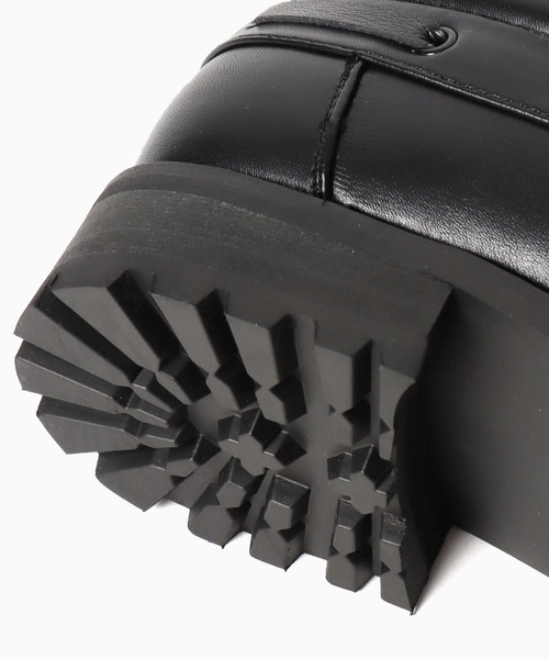 glabella（グラベラ）の「glabella/グラベラ 厚底タンクソール デッキシューズ（モカシン/デッキシューズ・メンズ・ブラック・L/S/M）」の9枚目の写真