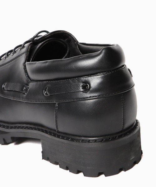 glabella（グラベラ）の「glabella/グラベラ 厚底タンクソール デッキシューズ（モカシン/デッキシューズ・メンズ・ブラック・L/S/M）」の7枚目の写真