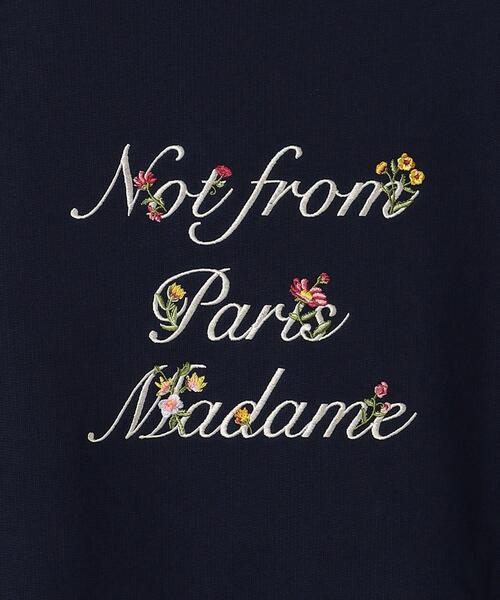 Drole De Monsieur(ドロール ド ムッシュ)の「<DROLE DE MONSIEUR> スローガン フーディー(パーカー・メンズ・ネイビー・M/L)」の8枚目の写真