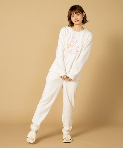 【SANRIO CHARACTERS/サンリオキャラクターズ】 ボアルームウェア セット キャラ もこもこ（ルームウェア/パジャマ）｜sanrio（サンリオ）