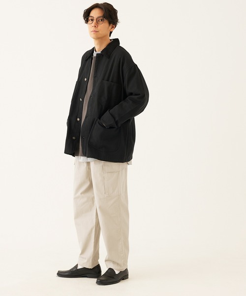 coca(coca)(コカ)の「メンズ ピーチツイルカーゴパンツ(カーゴパンツ・メンズ・ライトベージュ/カーキ・M/L/XL)」の7枚目の写真