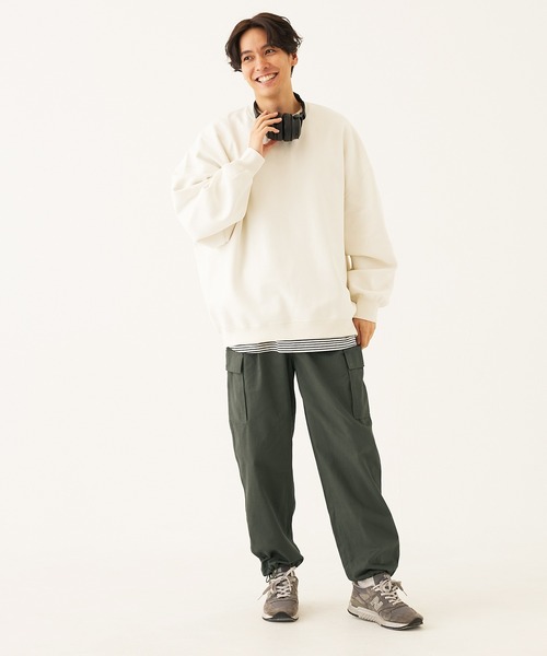 coca(coca)(コカ)の「メンズ ピーチツイルカーゴパンツ(カーゴパンツ・メンズ・ライトベージュ/カーキ・M/L/XL)」の14枚目の写真