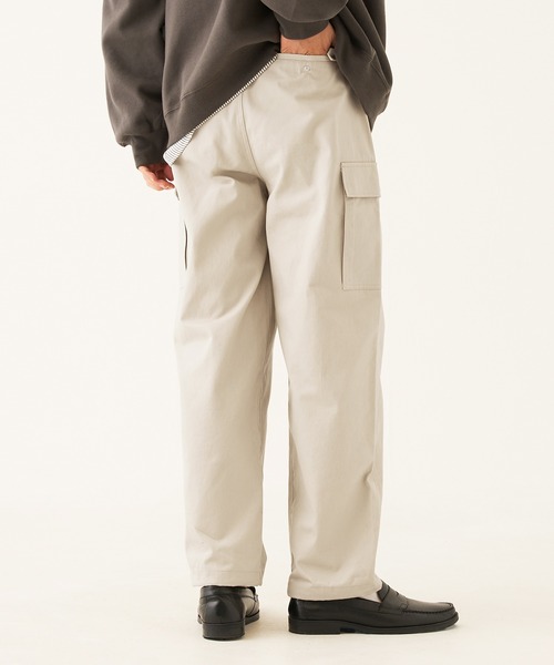 coca(coca)(コカ)の「メンズ ピーチツイルカーゴパンツ(カーゴパンツ・メンズ・ライトベージュ/カーキ・M/L/XL)」の9枚目の写真