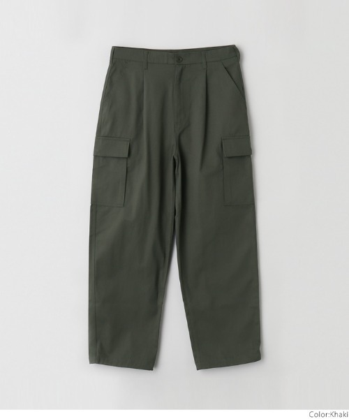 coca(coca)(コカ)の「メンズ ピーチツイルカーゴパンツ(カーゴパンツ・メンズ・ライトベージュ/カーキ・M/L/XL)」の4枚目の写真