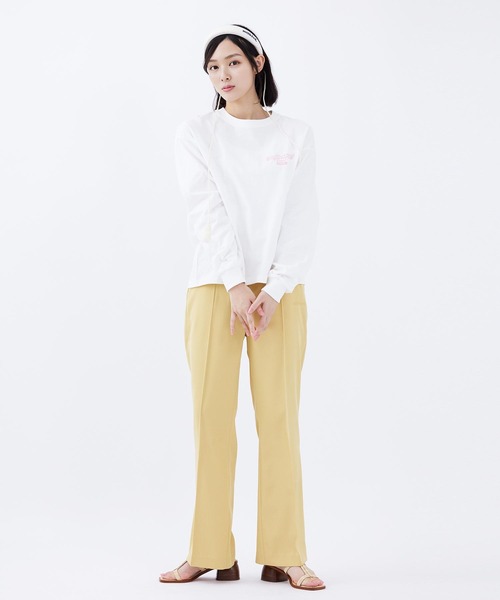 MILKFED.（ミルクフェド）の「FLARED PANTS（その他パンツ・レディース・グレー/ブラック/イエロー・S/M）」の12枚目の写真