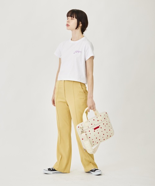 MILKFED.（ミルクフェド）の「FLARED PANTS（その他パンツ・レディース・グレー/ブラック/イエロー・S/M）」の9枚目の写真