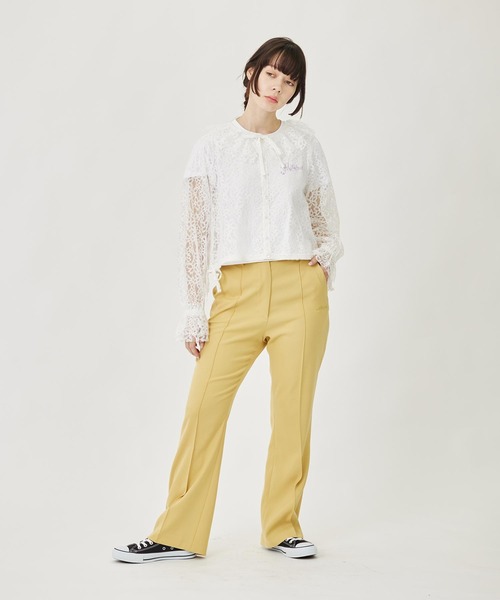 MILKFED.（ミルクフェド）の「FLARED PANTS（その他パンツ・レディース・グレー/ブラック/イエロー・S/M）」の10枚目の写真