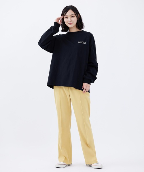 MILKFED.（ミルクフェド）の「FLARED PANTS（その他パンツ・レディース・グレー/ブラック/イエロー・S/M）」の11枚目の写真