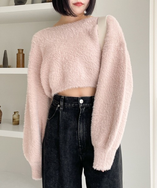 Heather（ヘザー）の「ショートシャギーニット 996776（ニット