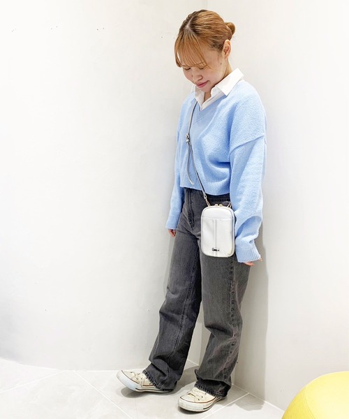 ACCOMMODE（アコモデ）の「アソートプレート　ウォレットショルダーバッグ（ショルダーバッグ・レディース・シルバー/ブラック/オレンジ/ラベンダー・FREE）」の6枚目の写真