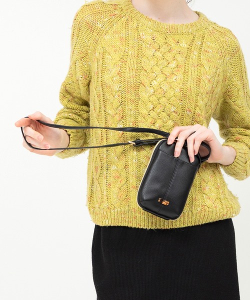 ACCOMMODE（アコモデ）の「アソートプレート　ウォレットショルダーバッグ（ショルダーバッグ・レディース・シルバー/ブラック/オレンジ/ラベンダー・FREE）」の12枚目の写真