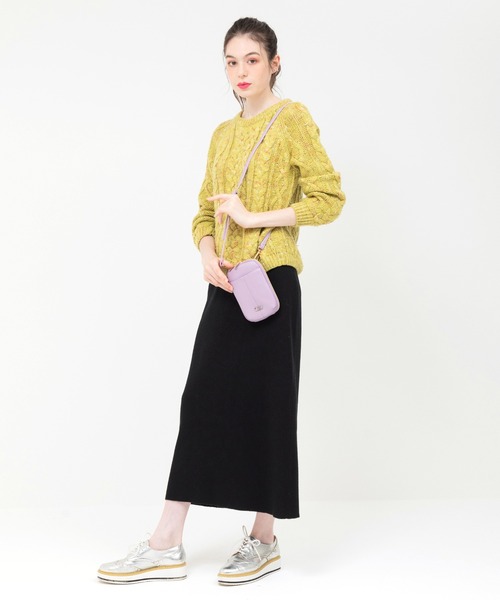 ACCOMMODE（アコモデ）の「アソートプレート　ウォレットショルダーバッグ（ショルダーバッグ・レディース・シルバー/ブラック/オレンジ/ラベンダー・FREE）」の13枚目の写真