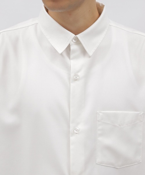 LAKOLE（ラコレ）の「ソフトTRレギュラーシャツ / 992211（シャツ/ブラウス・メンズ・サンドグレー/ブラック/ホワイト/グレー/グリーン・LARGE/MEDIUM）」の13枚目の写真