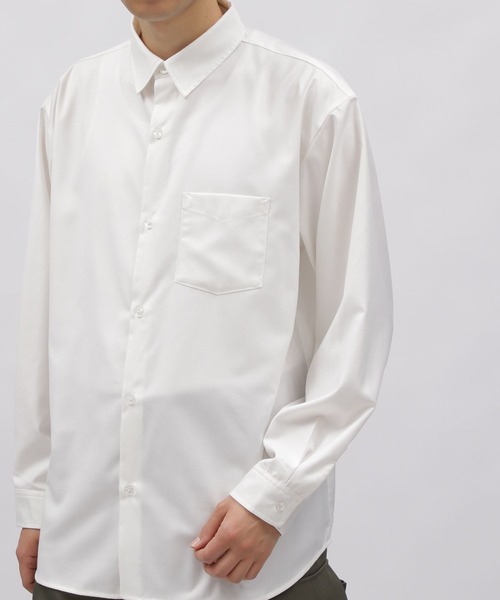 LAKOLE（ラコレ）の「ソフトTRレギュラーシャツ / 992211（シャツ/ブラウス・メンズ・サンドグレー/ブラック/ホワイト/グレー/グリーン・LARGE/MEDIUM）」の15枚目の写真