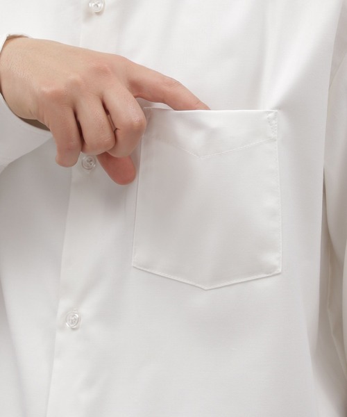 LAKOLE（ラコレ）の「ソフトTRレギュラーシャツ / 992211（シャツ/ブラウス・メンズ・サンドグレー/ブラック/ホワイト/グレー/グリーン・LARGE/MEDIUM）」の16枚目の写真