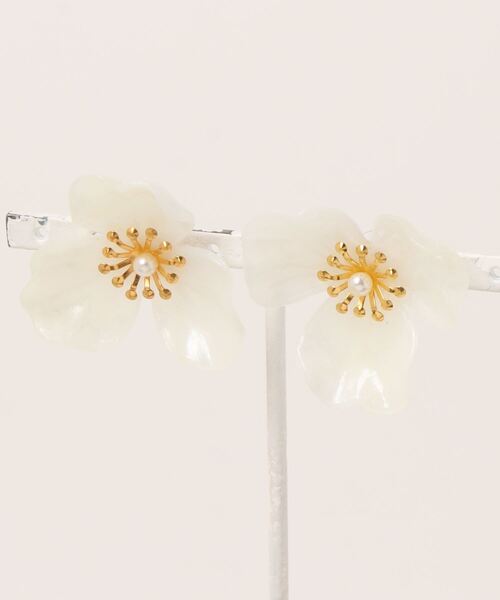 tone(トーン)の「【piiiii.accessory】マーブルピアス(MA)(ピアス(両耳用)・レディース・ブラウン系その他/ピンク系その他/ブルー系その他/グリーン系その他/ホワイト系その他/ホワイト系2/グリーン/ブルー・FREE)」の14枚目の写真