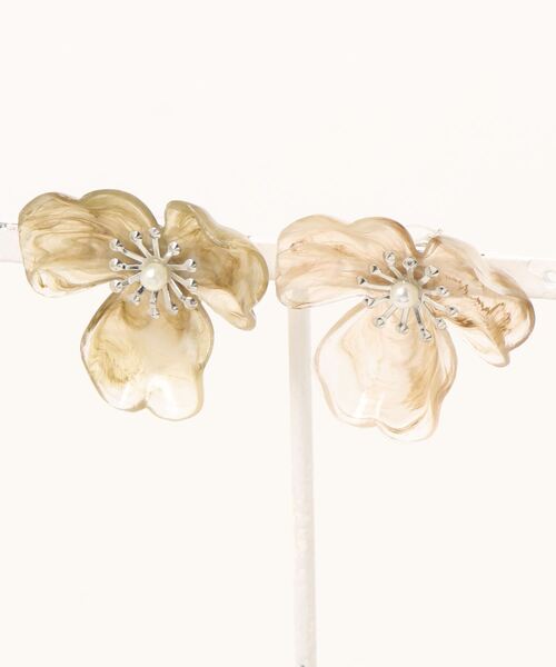 tone(トーン)の「【piiiii.accessory】マーブルピアス(MA)(ピアス(両耳用)・レディース・ブラウン系その他/ピンク系その他/ブルー系その他/グリーン系その他/ホワイト系その他/ホワイト系2/グリーン/ブルー・FREE)」の15枚目の写真