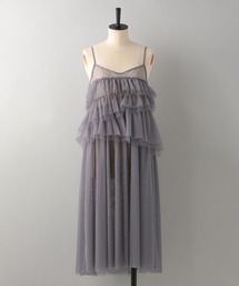 A part by（アパートバイ）の「チュールフリルキャミワンピース（ワンピース・レディース）」