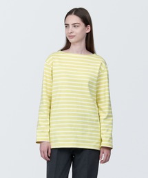 無印良品 | 婦人　太番手ボートネック長袖Ｔシャツ(Tシャツ/カットソー)