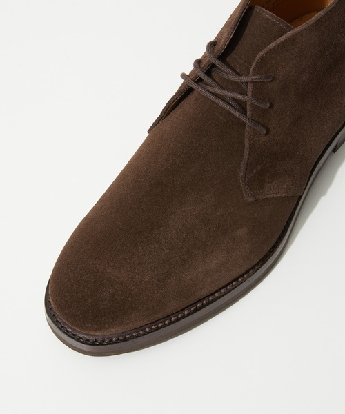 CROCKETT&JONES(クロケットアンドジョーンズ)の「CROCKETT&JONES CHILTERN クロケット&ジョーンズ チルターン スナッフスエード チャッカ ブーツ(ブーツ・メンズ・ダークブラウン・7/6.5)」の3枚目の写真