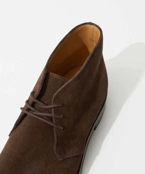CROCKETT&JONES(クロケットアンドジョーンズ)の「CROCKETT&JONES CHILTERN クロケット&ジョーンズ チルターン スナッフスエード チャッカ ブーツ(ブーツ・メンズ・ダークブラウン・7/6.5)」の4枚目の写真