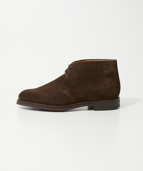 CROCKETT&JONES(クロケットアンドジョーンズ)の「CROCKETT&JONES CHILTERN クロケット&ジョーンズ チルターン スナッフスエード チャッカ ブーツ(ブーツ・メンズ・ダークブラウン・7/6.5)」の9枚目の写真