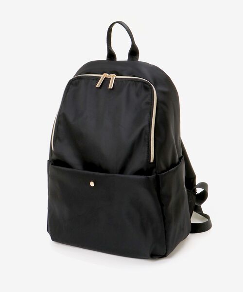 MAJESTIC LEGON（マジェスティックレゴン）の「シンプル軽量リュック（バックパック/リュック・レディース・ライトグレー/ベージュ/ブラック・FREE）」の17枚目の写真