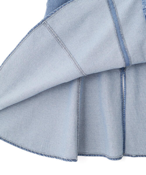 PROPORTION BODY DRESSING（プロポーションボディドレッシング）の「バッククロスデニムジャンスカ / 1214140200（ワンピース・レディース・グレー/ブルー・SMALL/MEDIUM/X-SMALL）」の22枚目の写真