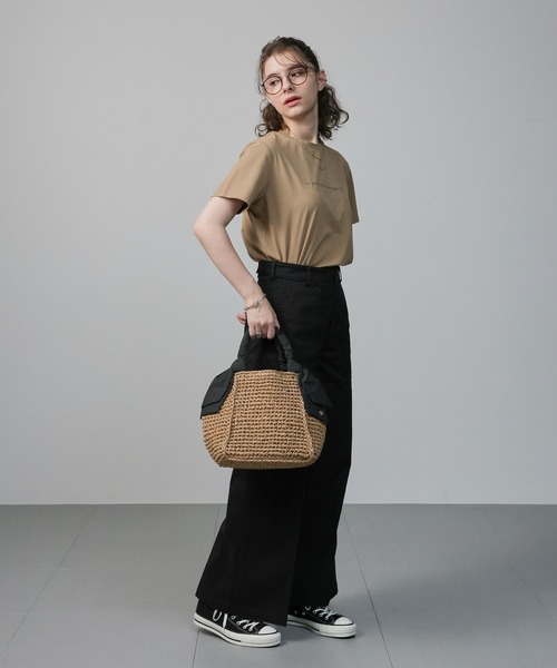 saloon（サルーン）の「SALOON(サルーン)/ブラッシュドベイカーパンツ【手洗い可】（その他パンツ・レディース・ブラック/モカ/カーキ・MEDIUM/SMALL）」の8枚目の写真