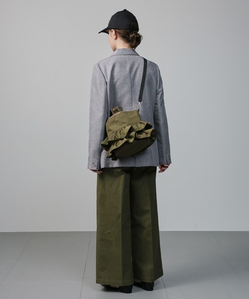 saloon（サルーン）の「SALOON(サルーン)/ブラッシュドベイカーパンツ【手洗い可】（その他パンツ・レディース・ブラック/モカ/カーキ・MEDIUM/SMALL）」の17枚目の写真