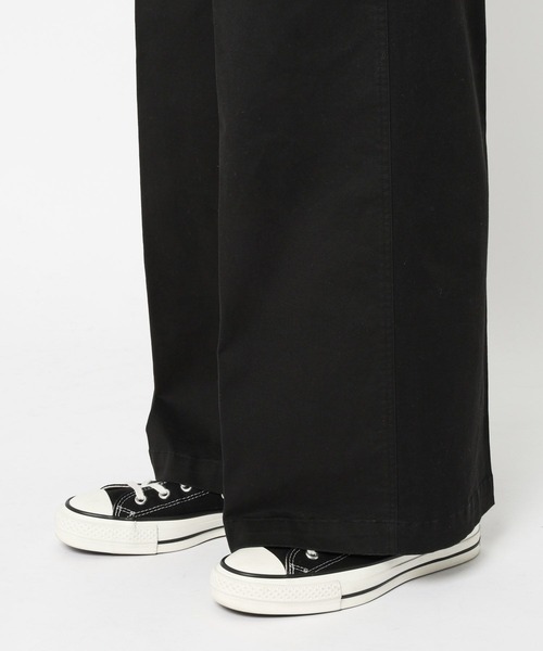 saloon（サルーン）の「SALOON(サルーン)/ブラッシュドベイカーパンツ【手洗い可】（その他パンツ・レディース・ブラック/モカ/カーキ・MEDIUM/SMALL）」の7枚目の写真