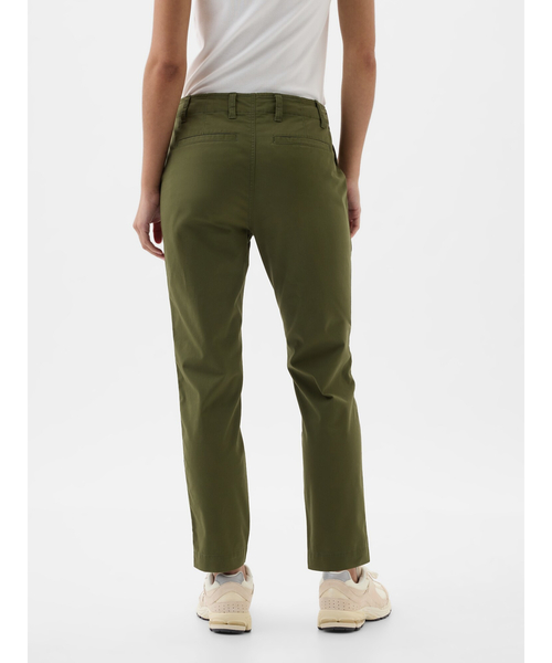 ミッドライズ バギー カーキ GAP ギャップ パンツ カーゴパンツ レディース ミッドライズ カーゴ バギーカーキパンツ
