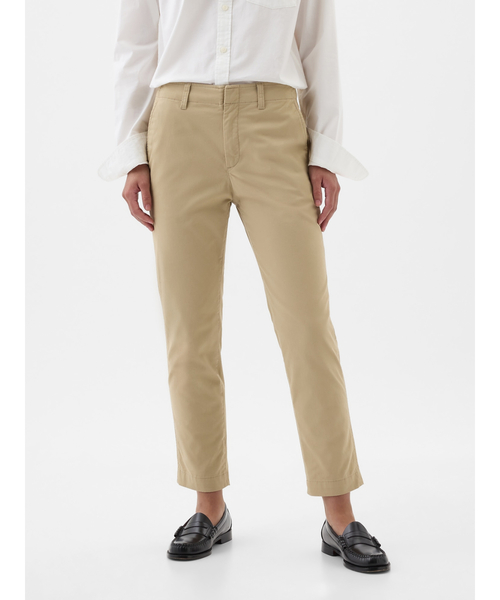 GAP（ギャップ）の「ミッドライズ ダウンタウン カーキパンツ（チノパンツ・レディース・ネイビー/ベージュ/ブラック/カーキ・00/0/2/4/6/8/000/10）」の20枚目の写真