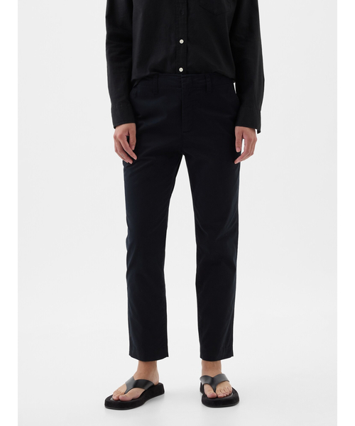 GAP（ギャップ）の「ミッドライズ ダウンタウン カーキパンツ（チノパンツ・レディース・ネイビー/ベージュ/ブラック/カーキ・00/0/2/4/6/8/000/10）」の2枚目の写真