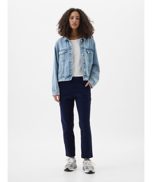 GAP（ギャップ）の「ミッドライズ ダウンタウン カーキパンツ（チノパンツ・レディース・ネイビー/ベージュ/ブラック/カーキ・00/0/2/4/6/8/000/10）」の8枚目の写真